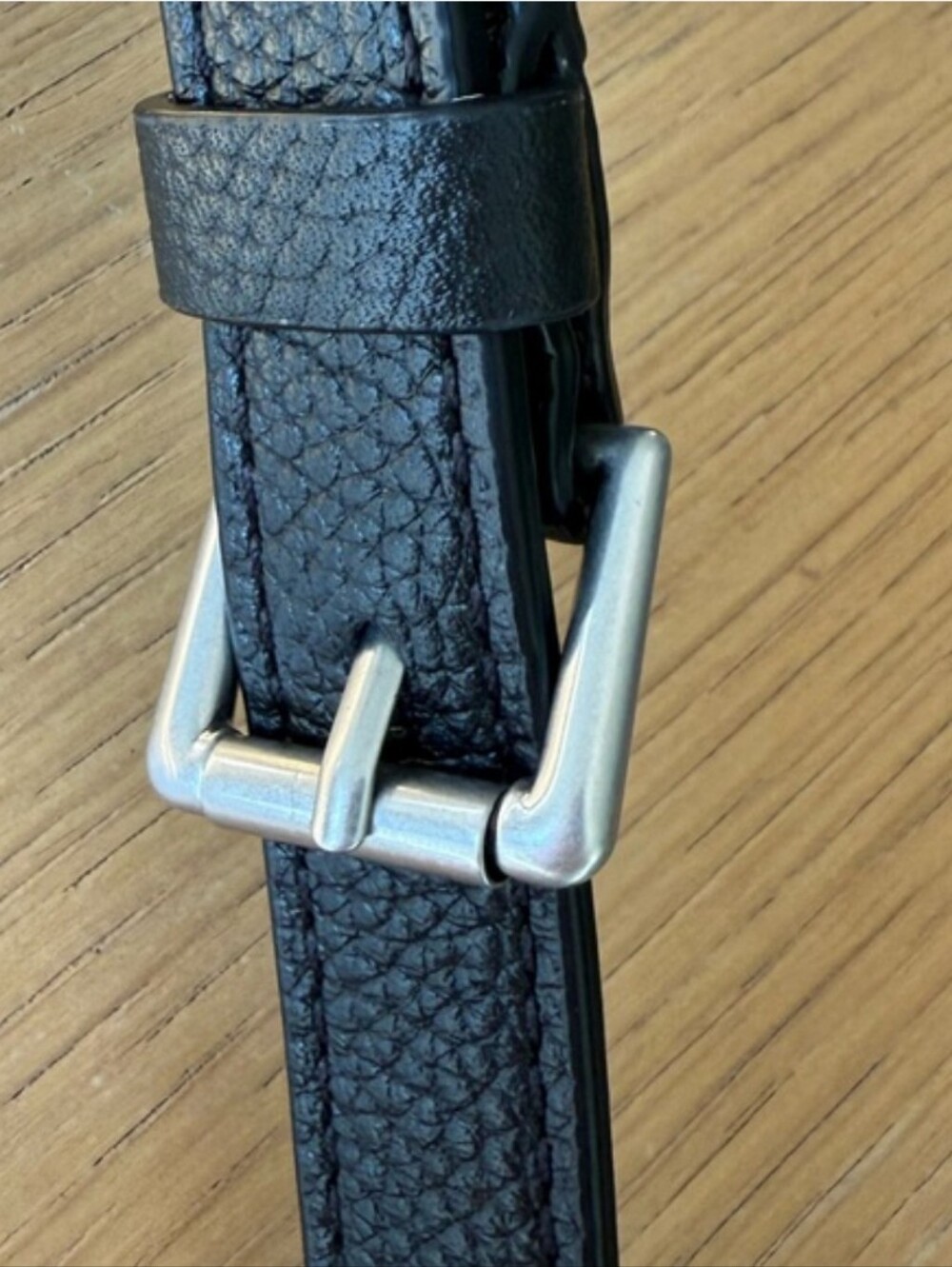 Away Black Pebbled Leather Crossbody Bag - Picture 14 of 15